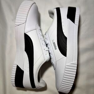 Puma Carina Black and White